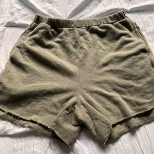 Shein Green sweat-shorts